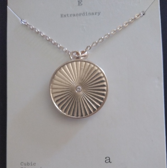 NWT A New Day initial E necklace - Picture 2 of 2